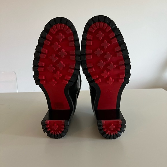 Christian Louboutin Trapeurdekoi 70 Calf Ingrassato Boots Size 37.5 - Picture 8 of 11